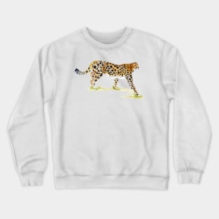 Flower Cheetah Crewneck Sweatshirt